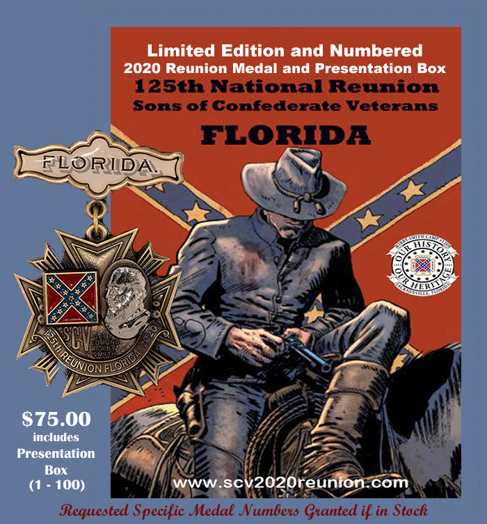 Numbered 125th National Reunion of the Sons of Confederate Veterans Medal - Image 4